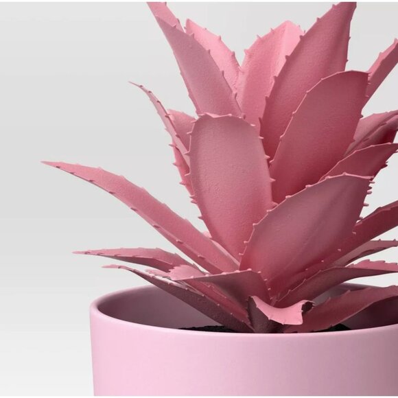2pcs-ROOM ESSENTIALS Faux Succulents Artificial Plants Pink 3 pack - Picture 7 of 9